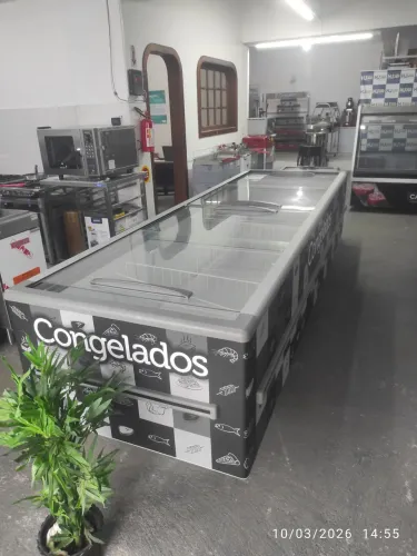 Bh expositor de congelados Fricon 1163 litros 3x1