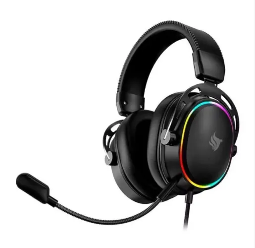 Headset Gamer Pichau Vega, Drivers 50mm, Preto, PCH-VGA-BL01