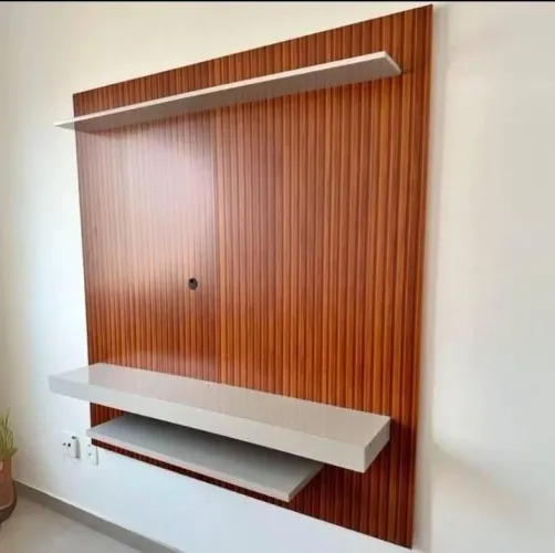 Painel ripado 3D