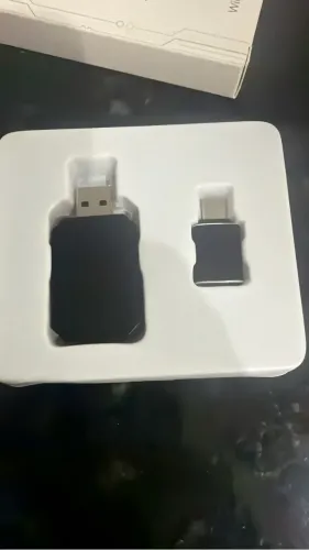 Adaptador sem fio CarPlay e Android auto 2 em 1