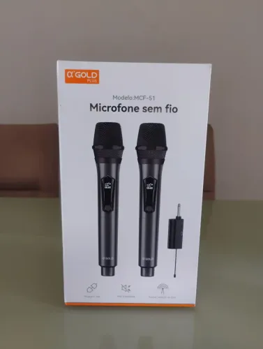 Duplo Microfone sem fio MCF-51