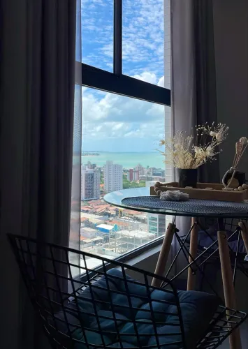 Flat mobiliado para locação em Manaíra - 22 m² | Próximo à praia