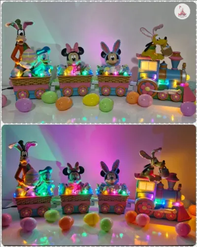 Trenzinho com Luzes e Som personagens Disney Importado