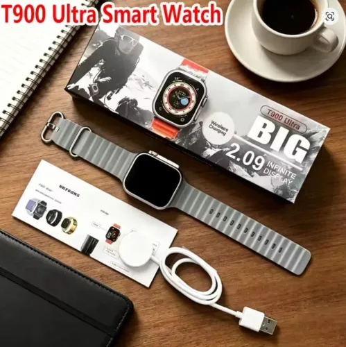 Smartwatch T900 Ultra Big | Tela 2.09" Infinite Display | Branco