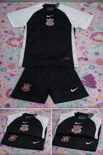 Conjunto Infantil Do Corinthians Tamanho 24