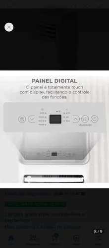 Ar condicionado portátil Midea 12mil BTUs