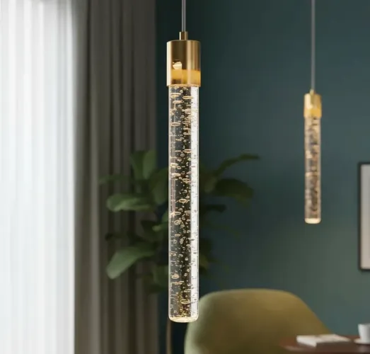 Luminária pendente Led 3 cores