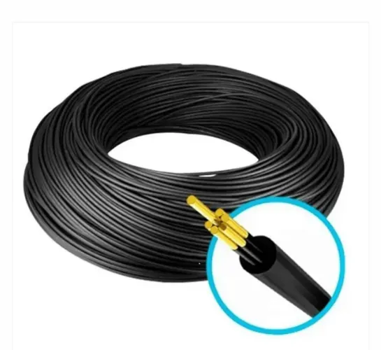 Cordoalha Dielétrica 4,7mm p/ vão 50m preto 1000m