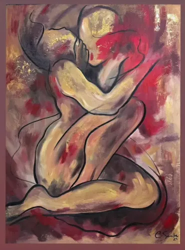 Pintura óleo sobre tela 80x60cm