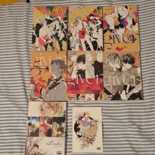 Mangá Given volumes 1 a 6 + one shot Links (volume único)