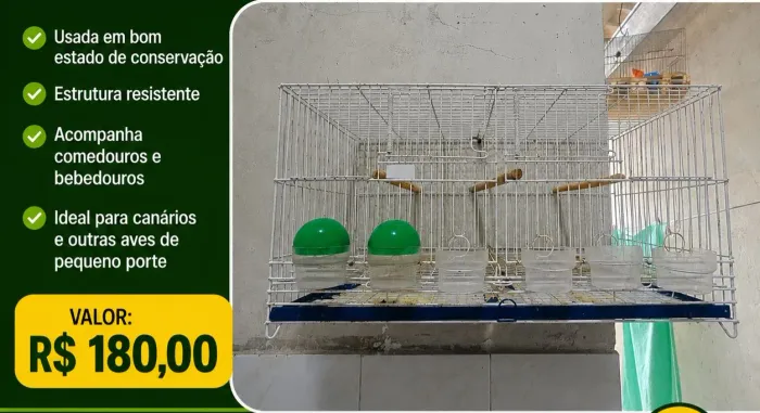 Vendo gaiolas