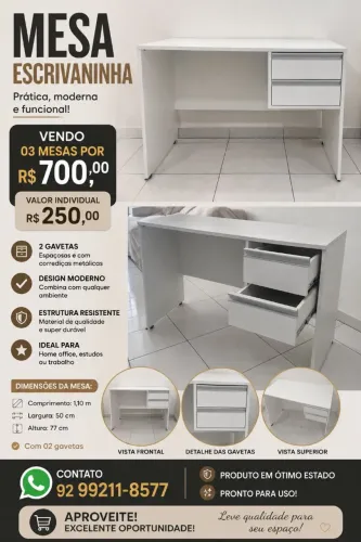 Mesa de escritório, escrivaninha