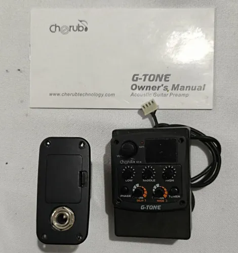 Circuito Captador Para Violão Com Efeitos Chorus Delay Reverb Cherub GT-6