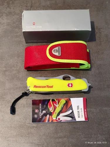 [Novo] Canivete Victorinox Rescuetool Amarelo