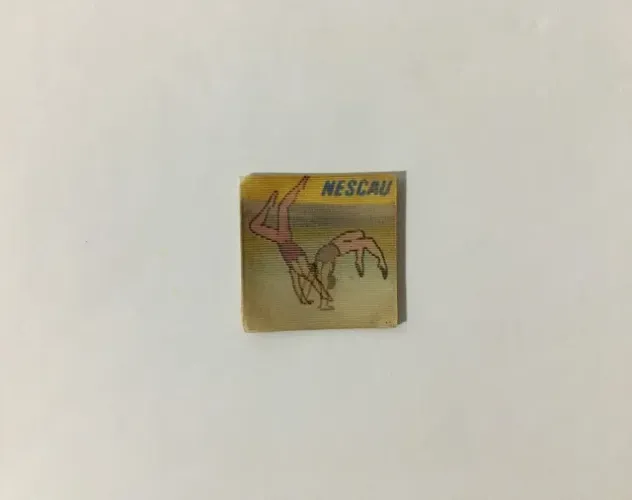 Figurinha Holográfica Esportes Nescau Ginastica Olímpica Anos 80