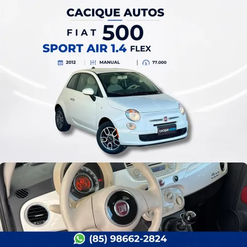 Fiat 500 Sport AIR 1.4 16v/1.4 Flex Mec. 2012