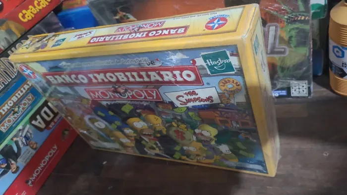 Monopoly os Simpsons banco imobiliário tabuleiro