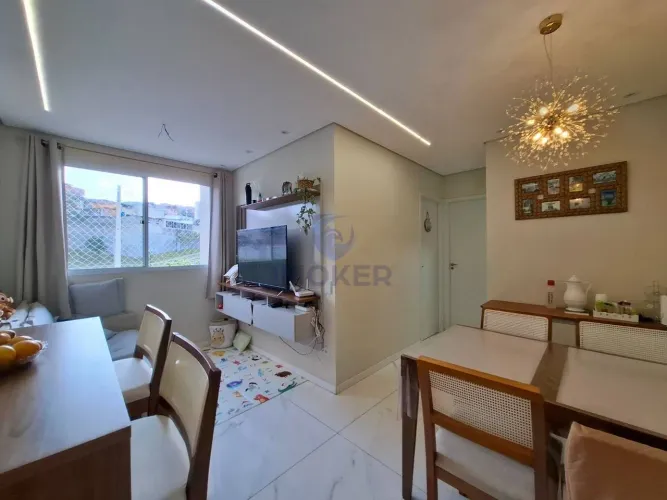 Apartamento no condomínio Conquista Poá, no bairro Vila Perracine, Poá/SP; 2 dormitórios;