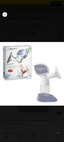Bomba de leite Multikids Usada 1x