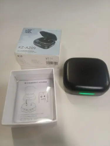 Fone de Ouvido KZ AZ09 Bluetooth 5.2 com Adaptador TWS para Fones KZ