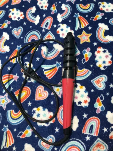 Babyliss/modelador de cachos espiral vermelho