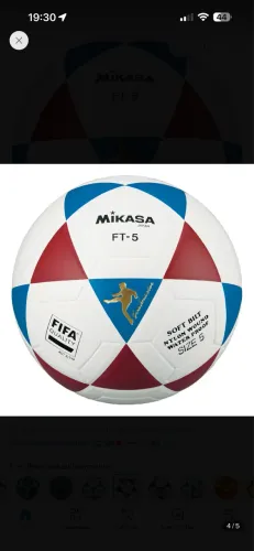 Vendo Bola de Futevôlei Mikasa FT-5 para Areia e Competição FIFA