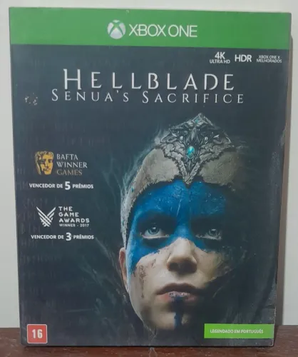 Hellblade Senuas Sacrifice Xbox One Mídia Física Novo Lacrado