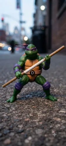 Boneco Tartarugas ninja (Donatello)