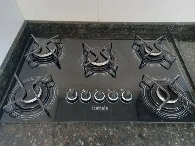 Fogão Cooktop Itatiaia 5 Bocas - Preto 110V