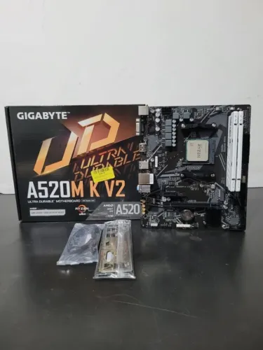 Kit upgrade Ryzen 5 5500, Placa mãe A520m, 16 giga de ram ddr4 3200mhz (NOVO)