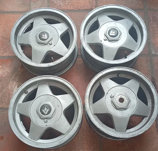 Jogo de roda aro 13 liga leve 4x100 Twingo