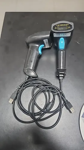 Leitor de Código de Barras Sem Fio Holyhah A30D - Pistola - Bluetooth + 2.4G + USB