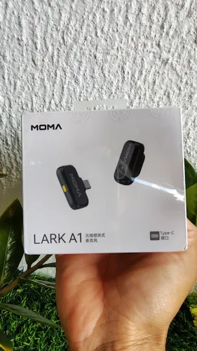 Microfone de Lapela Sem Fio MOMA LARK A1 Original