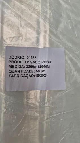 SACO PEBD MEDIDA: 2200x1600MM