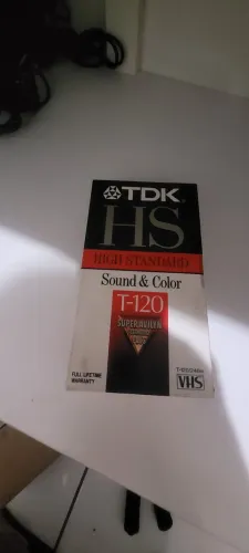 FITA CASSETE VHS TDK - 2 ITENS