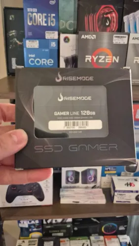 SSD 128GB Sata, Rise Mode, novo, lacrado, com garantia de 1 ano!