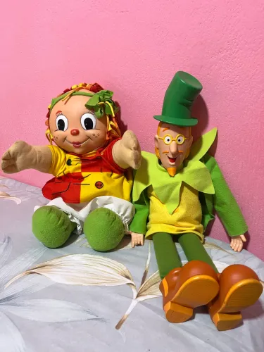 Boneca Emília e Visconde de Sabugosa