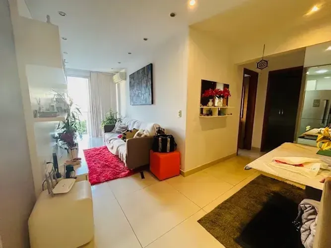 Apartamento para locação mobiliado em prédio com lazer completo
