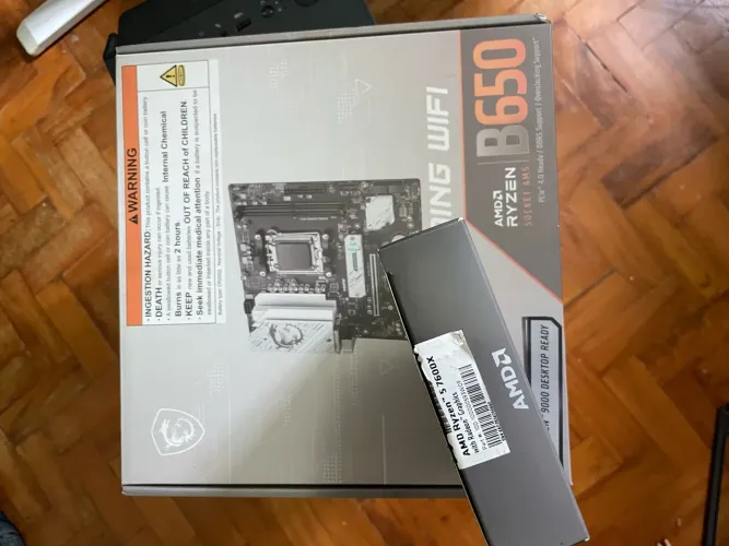 KIT AM5 Processador/RAM/Placa Mãe 