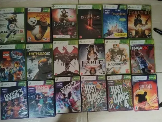 Jogos originais Xbox 360 mídia física todos 100%