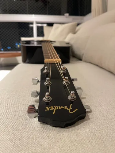 Violão Fender CD-60 Dreadnought V3 Preto com case