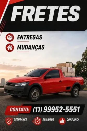 Pequenos fretes.