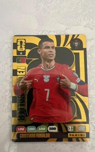 Card Cristiano Ronaldo Golden Baller Adrenalyn Xl