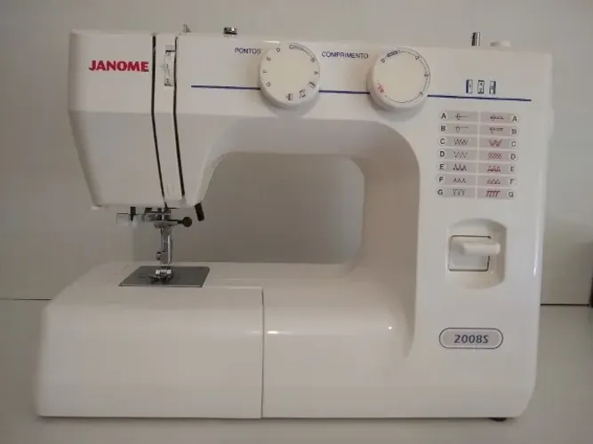 Máquina de costura Janome 2008S + Tábua extensora 