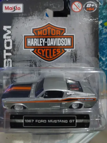 Carrinho Mustang GT série Harley-Davidson novo
