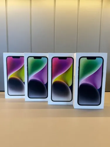 iPhone 14 128GB Branco e Preto - NOVO LACRADO - LOJA FÍSICA