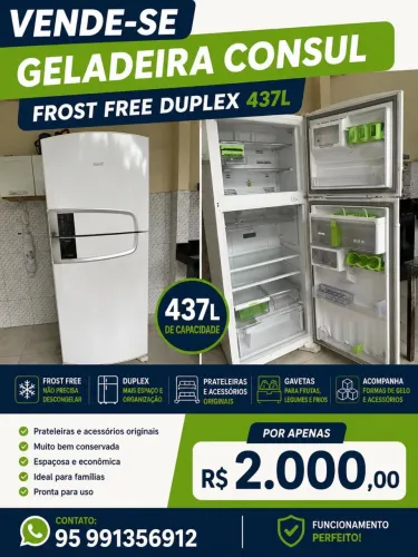 Geladeira Consul 437L