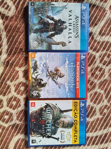 Jogos de ps4 mídia física