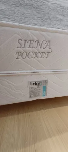  Cama Box Viúva Lider Interiores (1,20x1,88m) Pocket + Massageador 10 Prog. - BH 