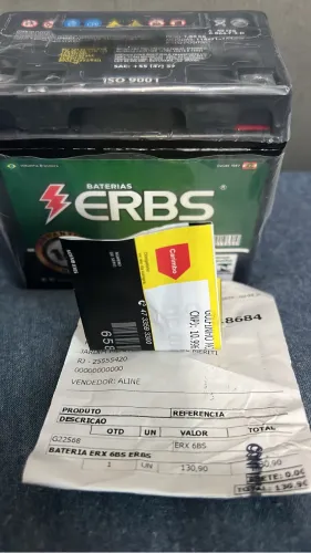 Bateria nova 6hs para factor nova porém nunca usada(lacrada ) com um ano de garantia 